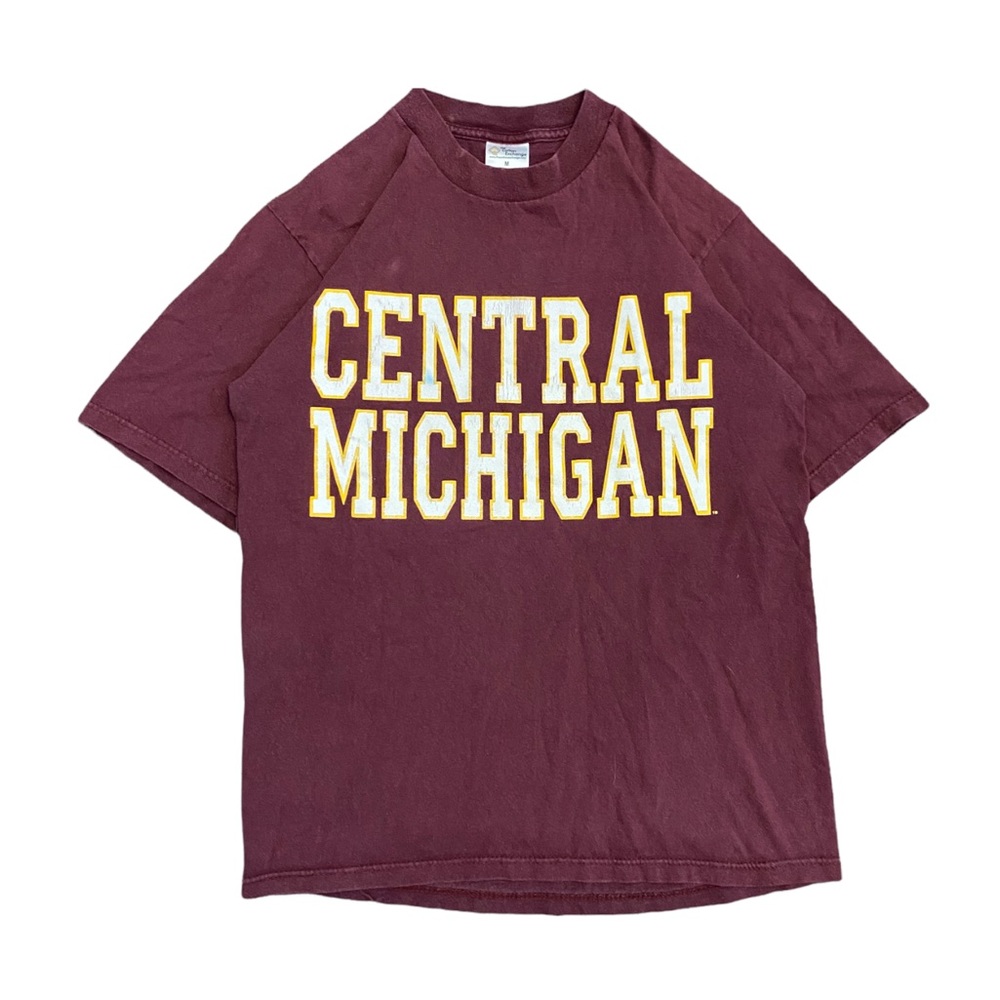 Vintage 1990s Central Michigan Spellout Shirt 
Mens Size Medium